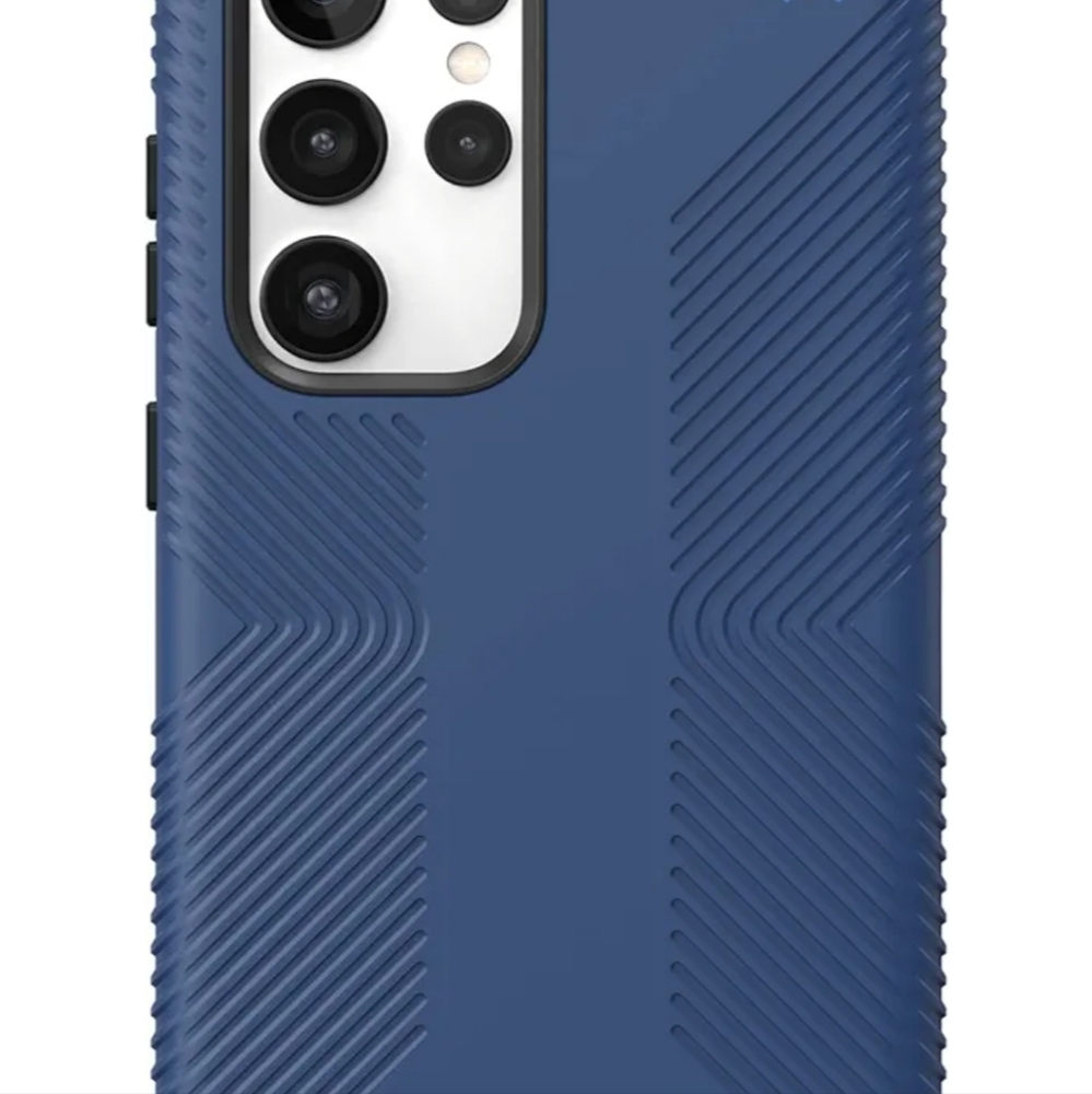 SPECK Samsung Galaxy 22 Ultra Presidio Grip Blue case.